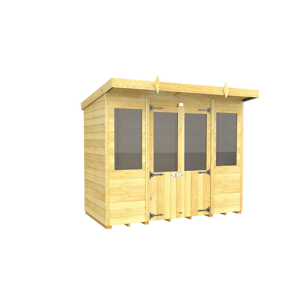 8ft x 4ft Pent Summer House