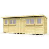 18ft x 5ft Pent Summer Shed