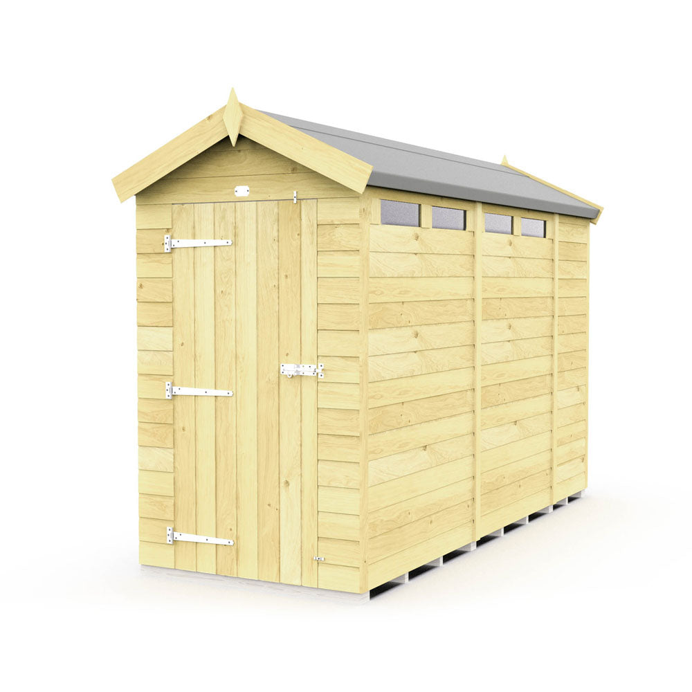 4ft x 11ft Apex Security Shed