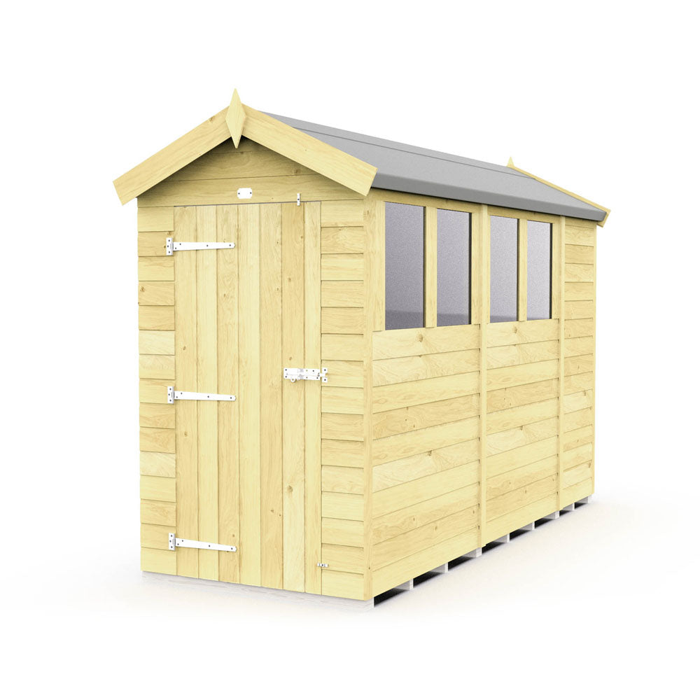 4ft x 11ft Apex Shed