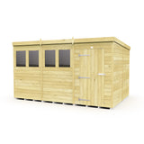 12ft x 8ft Pent Shed