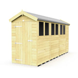 4ft x 14ft Apex Shed