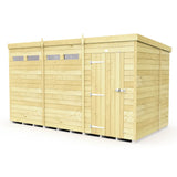 12ft x 7ft Pent Security Shed