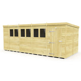 19ft x 8ft Pent Shed