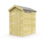 4ft x 7ft Apex Security Shed