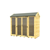 4ft x 8ft Apex Summer House (Full Height Window)