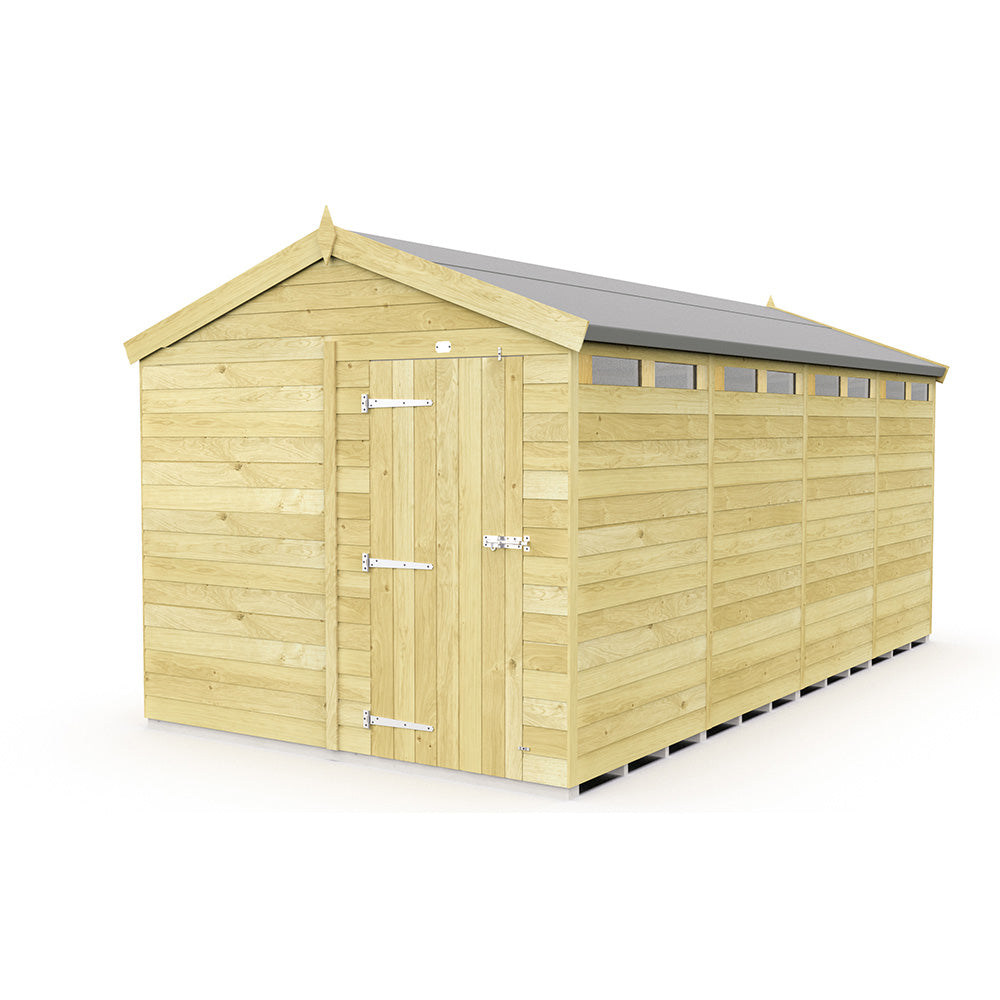 8ft x 16ft Apex Security Shed