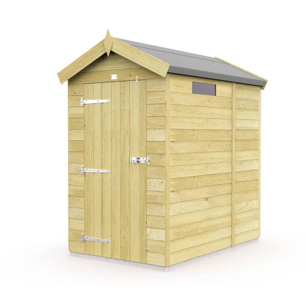 4ft x 5ft Apex Security Shed