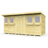 14ft x 8ft Pent Summer Shed