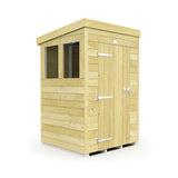 4ft x 4ft Pent Shed