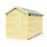 7ft x 12ft Apex Security Shed