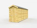 4ft x 18ft Apex Shed