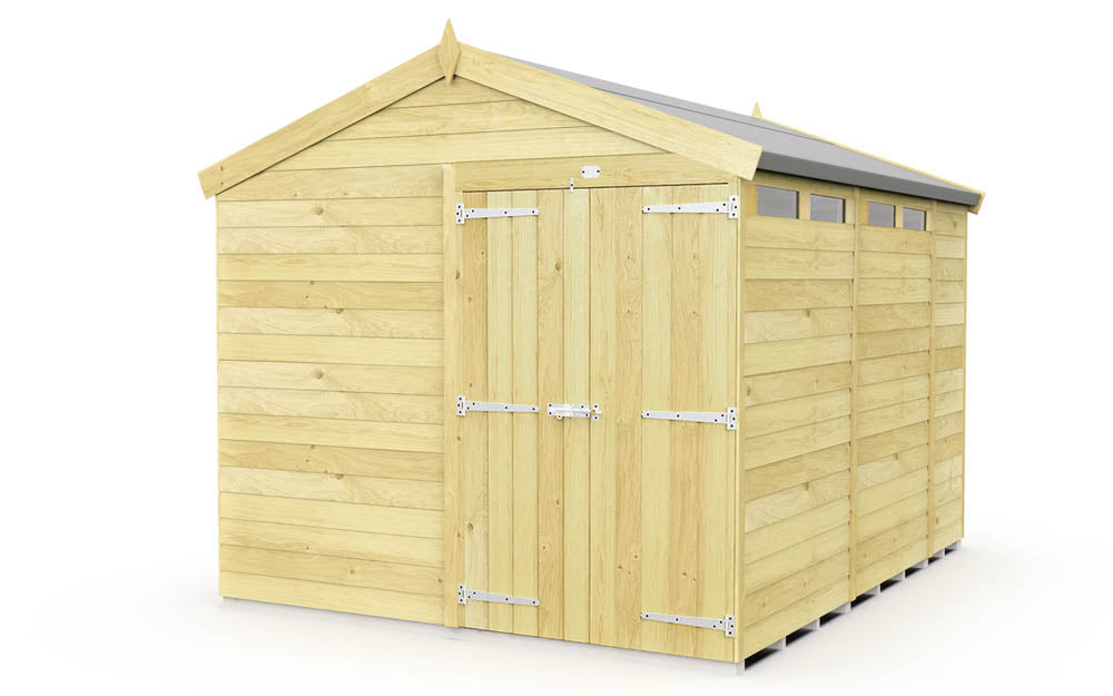 8ft x 11ft Apex Security Shed