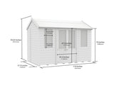 5ft x 10ft Apex Summer House