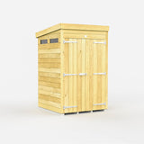 4ft x 4ft Pent Security Shed