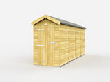 4ft x 16ft Apex Shed