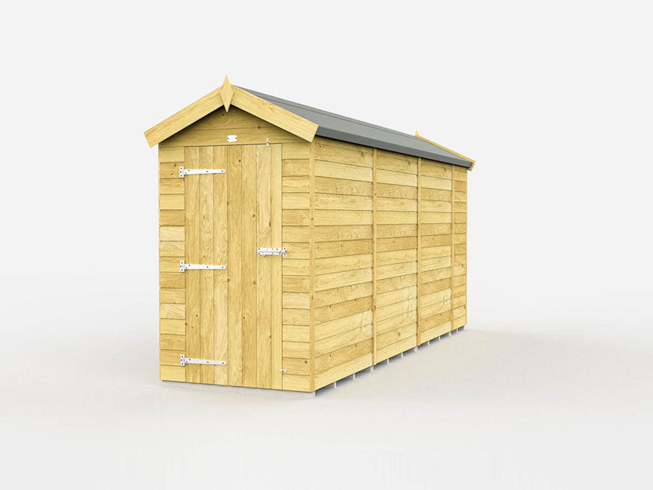 4ft x 14ft Apex Shed