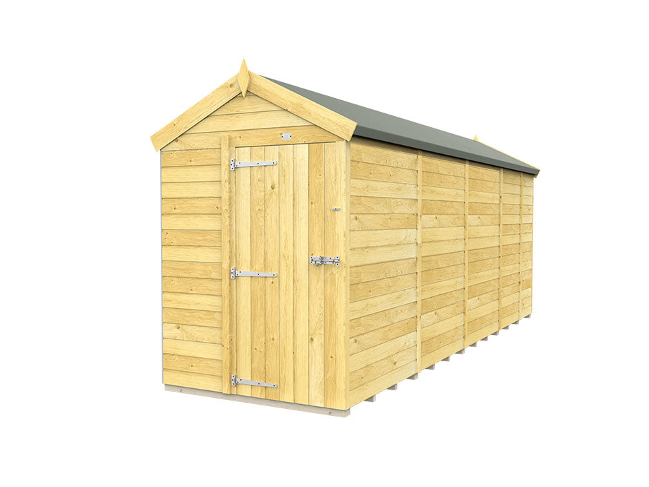 5ft x 17ft Apex Shed