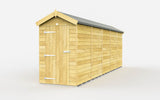 4ft x 19ft Apex Shed