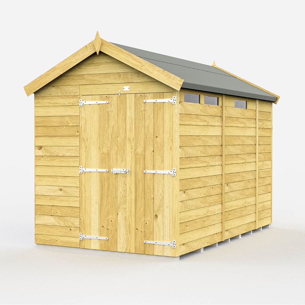 6ft x 9ft Apex Security Shed