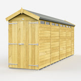 4ft x 19ft Apex Security Shed