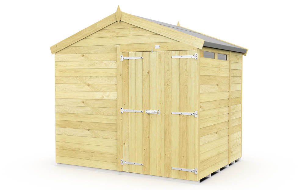 8ft x 7ft Apex Security Shed