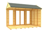 5ft x 10ft Apex Summer House (Full Height Window)