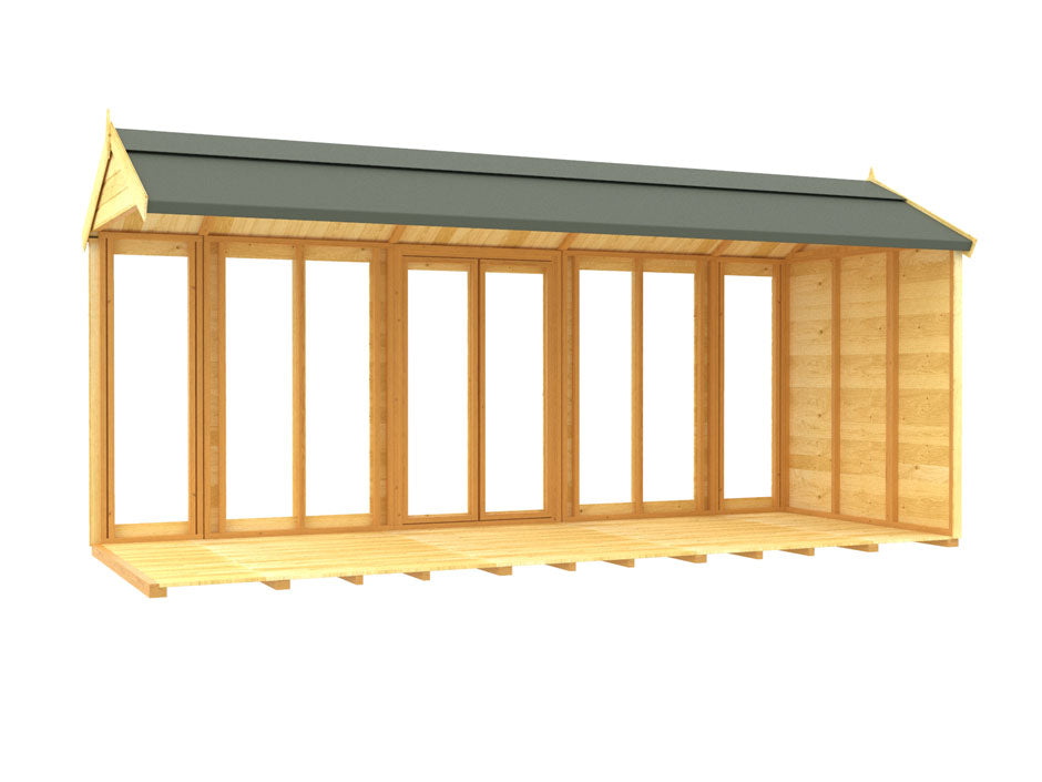 8ft x 16ft Apex Summer House (Full Height Window)