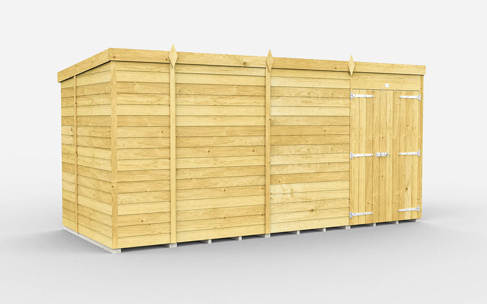 13ft x 7ft Pent Shed