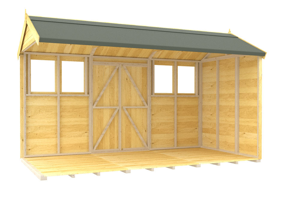 8ft x 12ft Apex Summer Shed