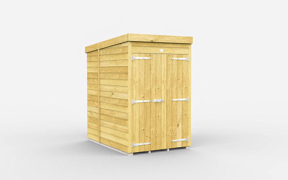 4ft x 7ft Pent Shed