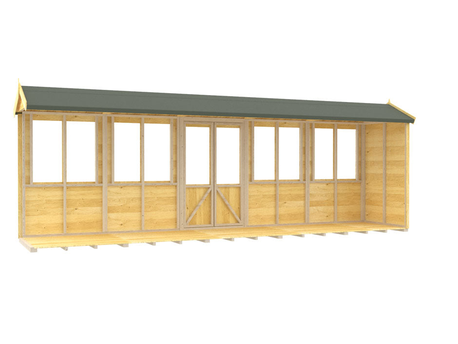 4ft x 20ft Apex Summer House