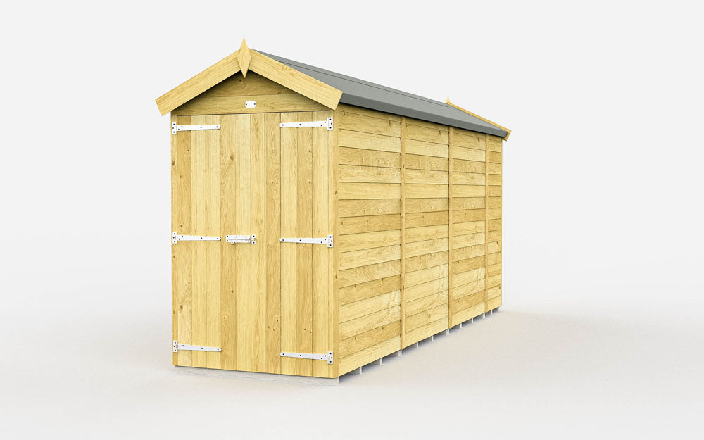 4ft x 13ft Apex Shed