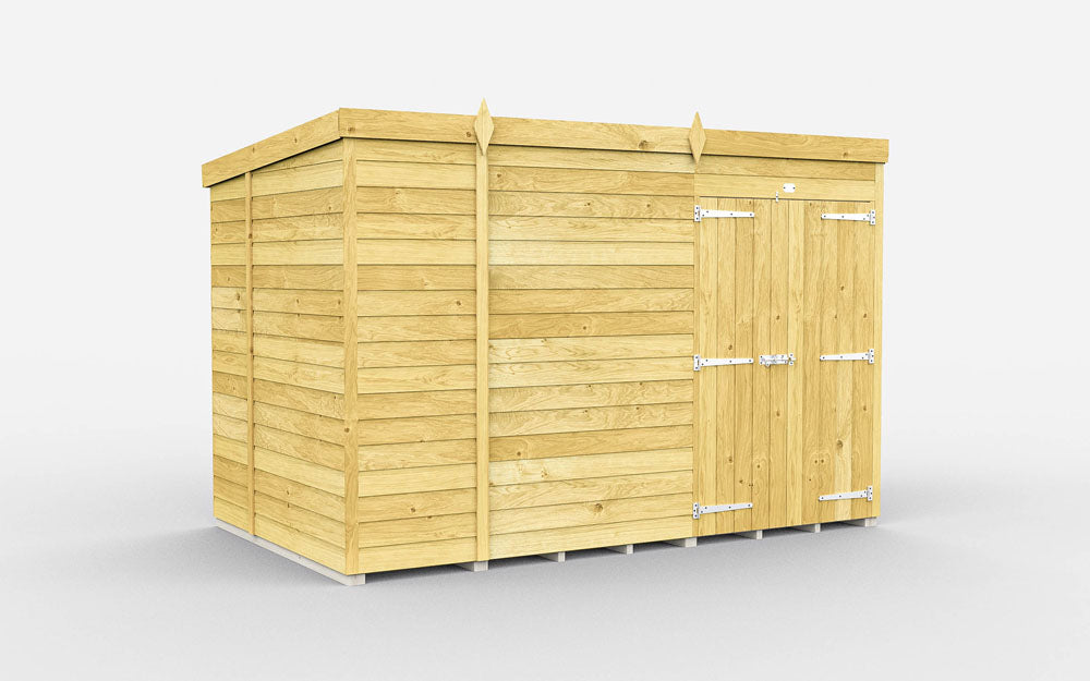 10ft x 7ft Pent Shed