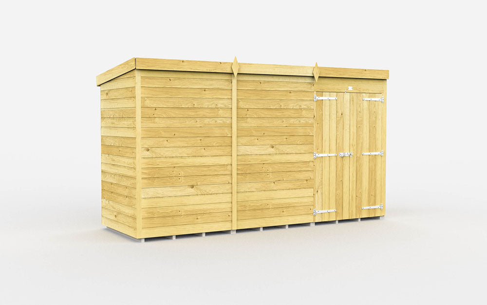 11ft x 4ft Pent Shed