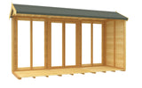 4ft x 12ft Apex Summer House (Full Height Window)