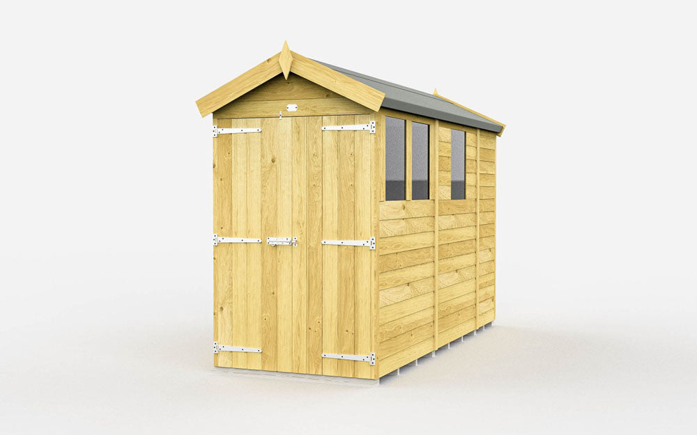 4ft x 9ft Apex Shed