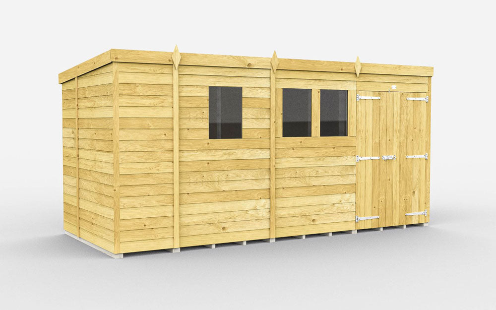 13ft x 6ft Pent Shed