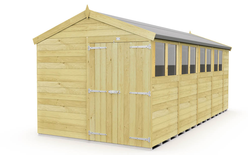 8ft x 18ft Apex Shed