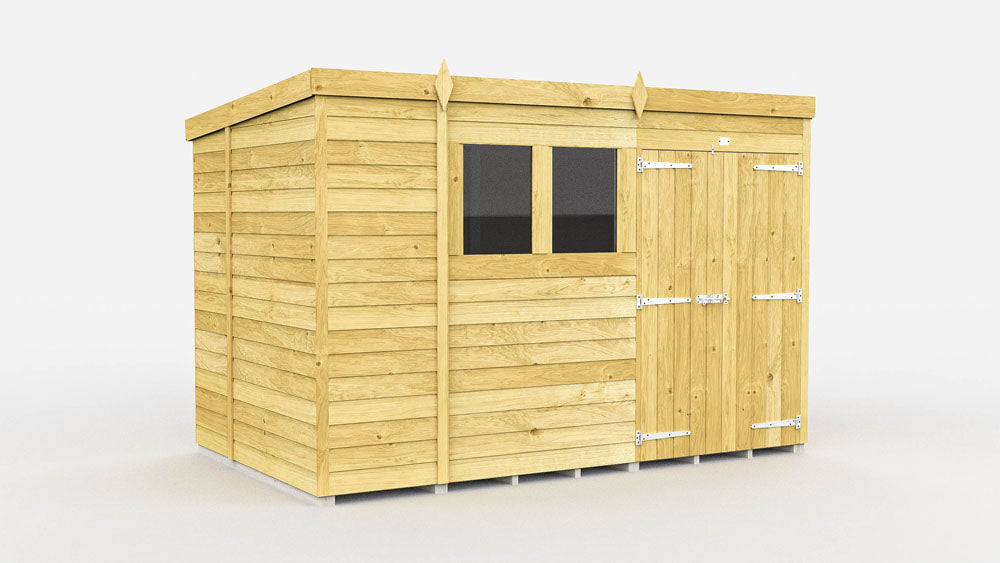 11ft x 7ft Pent Shed