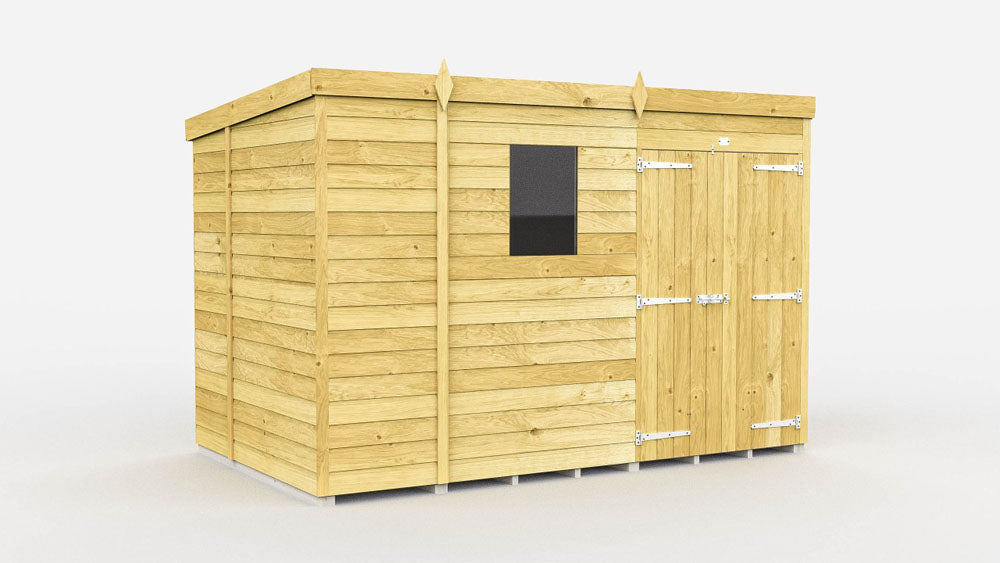 9ft x 6ft Pent Shed