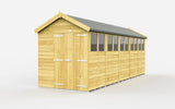 7ft x 20ft Apex Shed