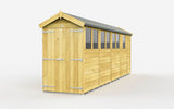 4ft x 17ft Apex Shed