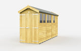 4ft x 13ft Apex Shed