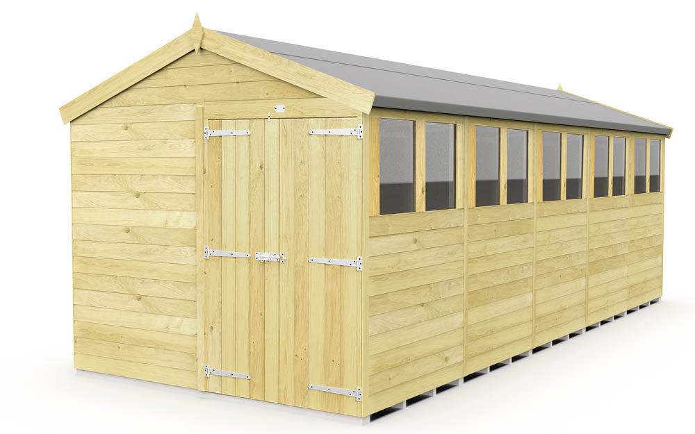 8ft x 20ft Apex Shed