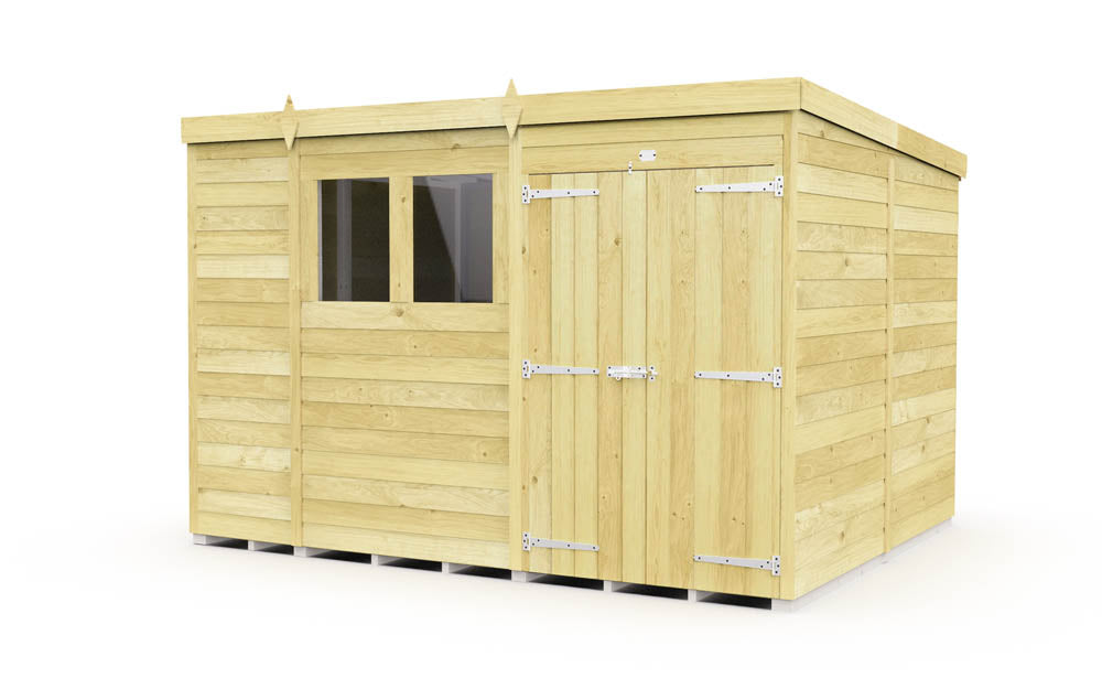 10ft x 8ft Pent Shed