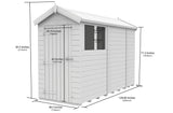 4ft x 11ft Apex Shed