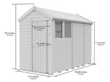 5ft x 9ft Apex Shed