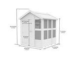 6ft x 6ft Apex Potting Shed