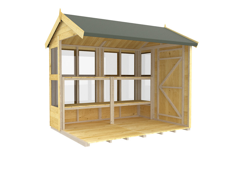 8ft x 6ft Apex Potting Shed